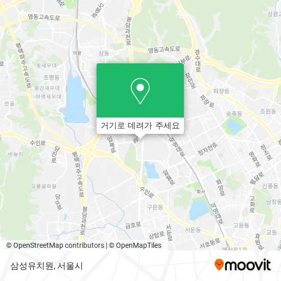 삼성유치원 지도