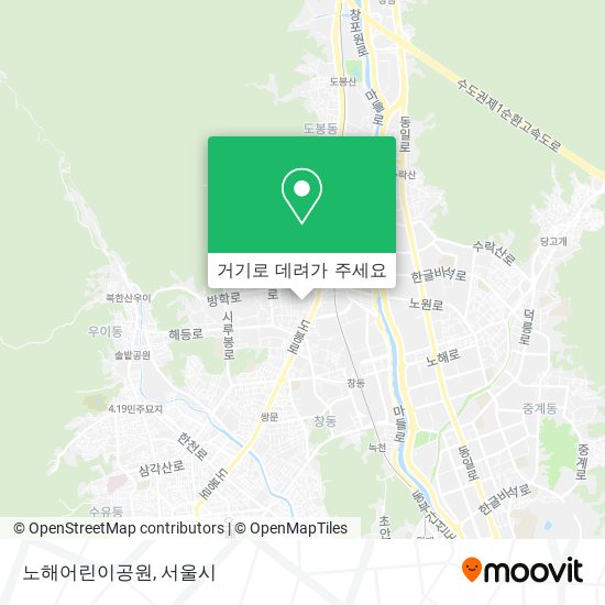 노해어린이공원 지도