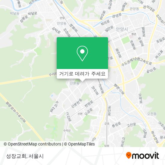 성장교회 지도