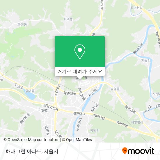 해태그린 아파트 지도