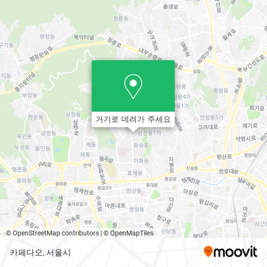 카페다오 지도
