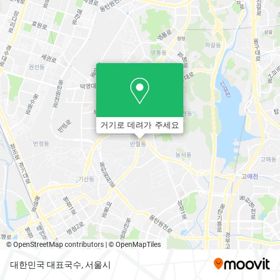 대한민국 대표국수 지도