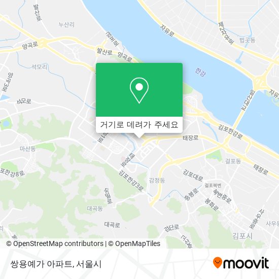 쌍용예가 아파트 지도