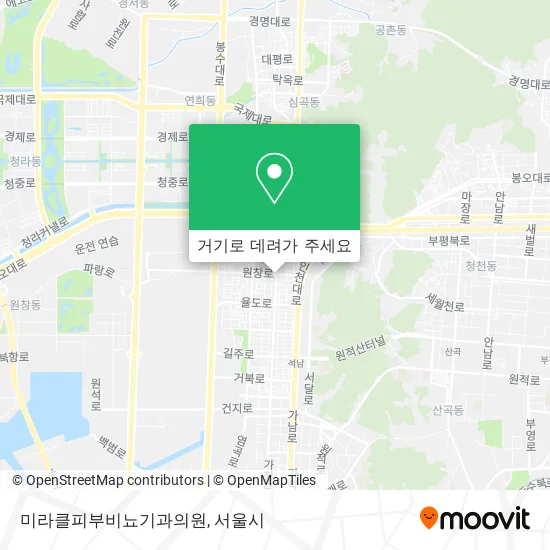 미라클피부비뇨기과의원 지도