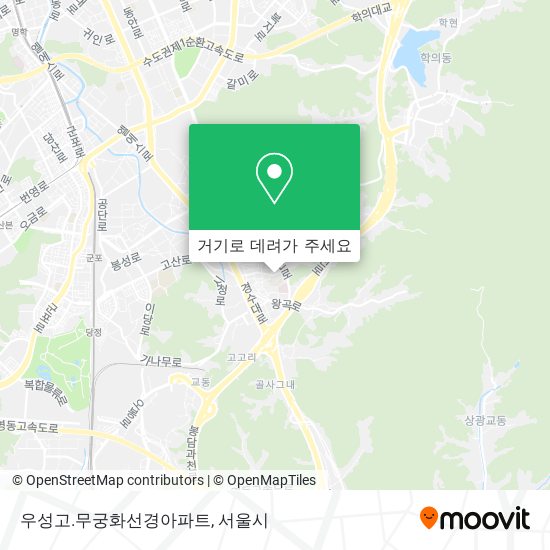 우성고.무궁화선경아파트 지도