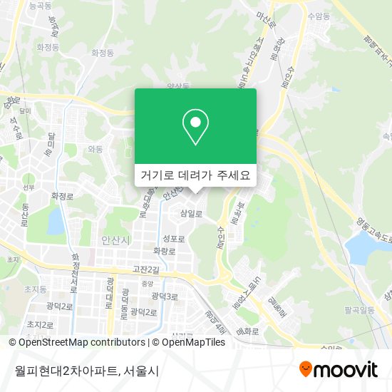 월피현대2차아파트 지도