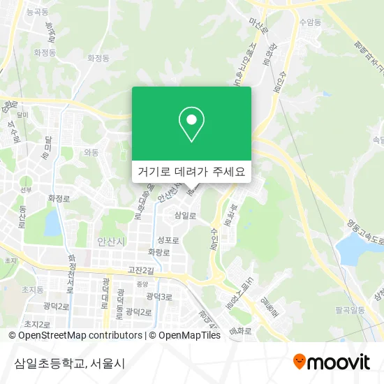 삼일초등학교 지도