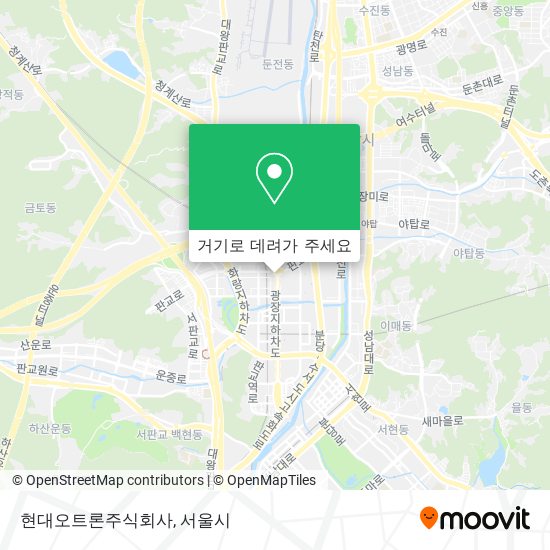 현대오트론주식회사 지도