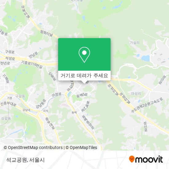 석교공원 지도