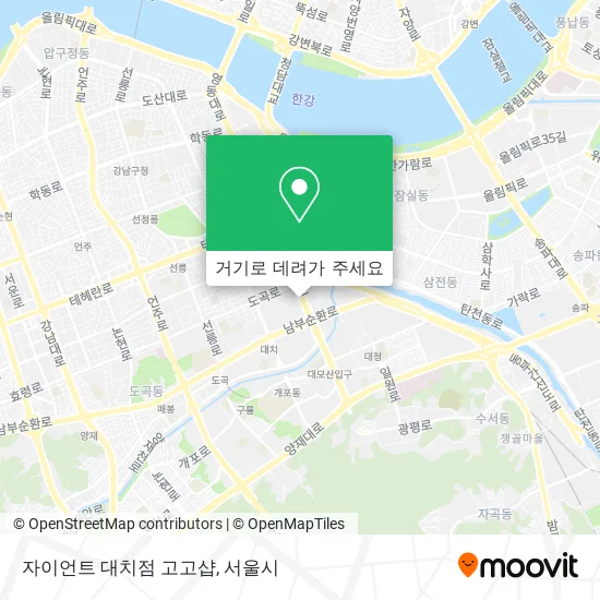 자이언트 대치점 고고샵 지도