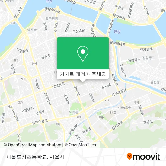 서울도성초등학교 지도