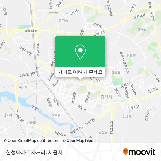 한성아파트사거리 지도