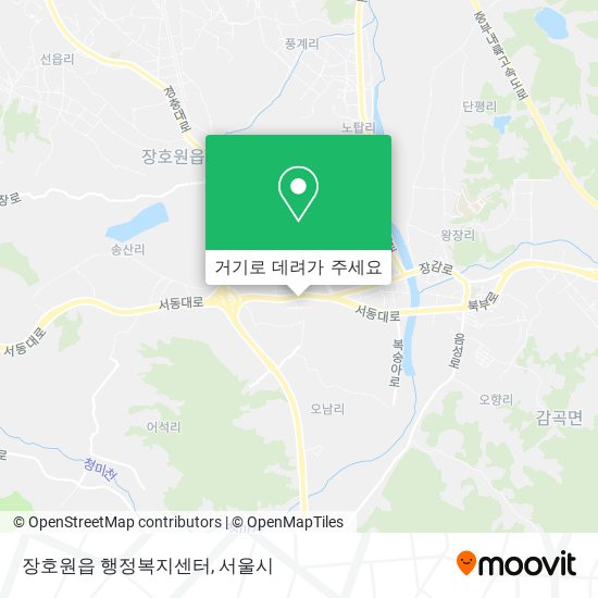 장호원읍 행정복지센터 지도