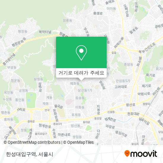 한성대입구역 지도