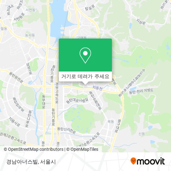 경남아너스빌 지도