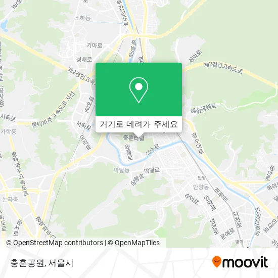 충훈공원 지도