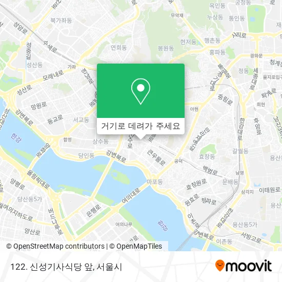 122. 신성기사식당 앞 지도