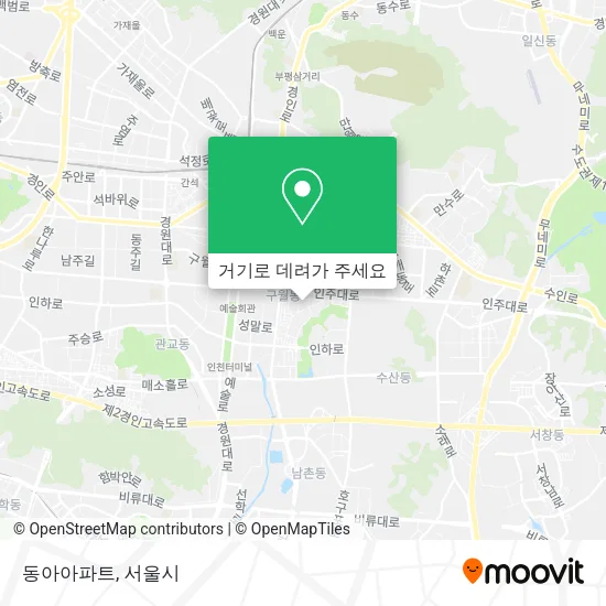 동아아파트 지도