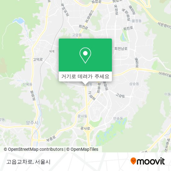 고읍교차로 지도