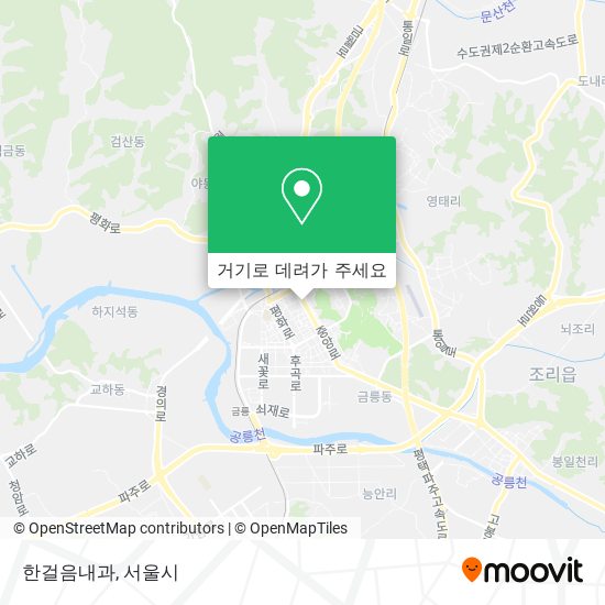 한걸음내과 지도