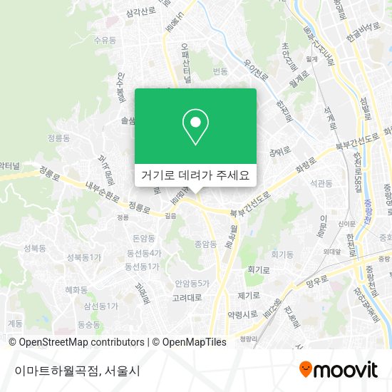 이마트하월곡점 지도