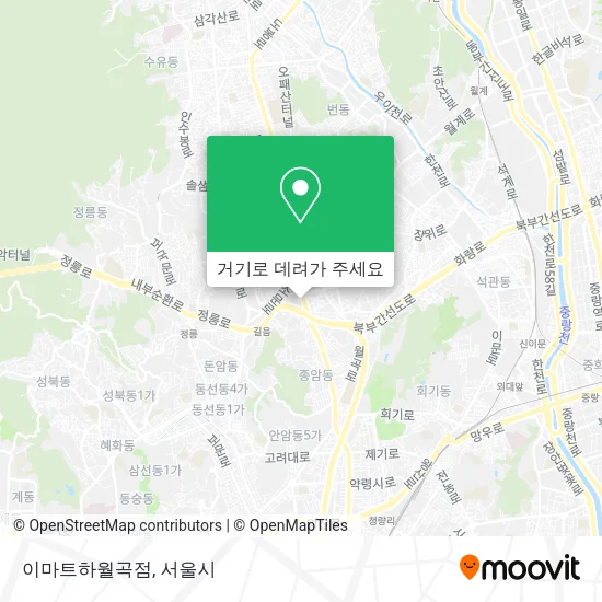 이마트하월곡점 지도