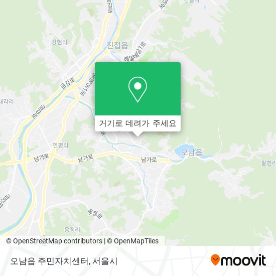 오남읍 주민자치센터 지도