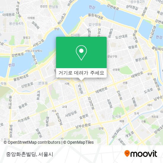 중앙화촌빌딩 지도