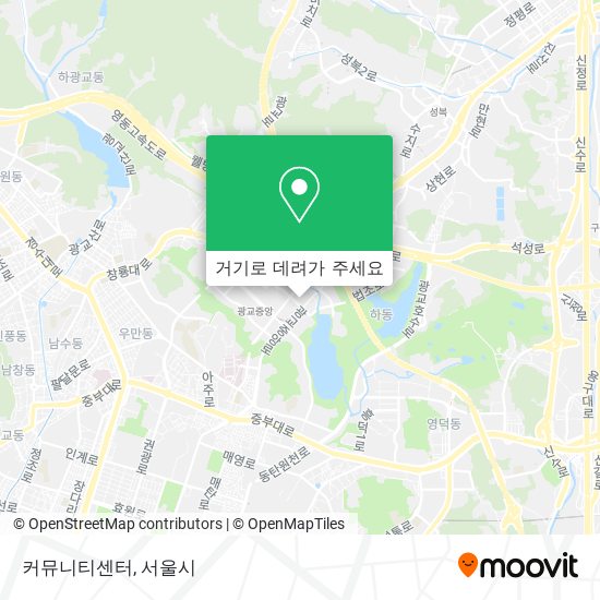 커뮤니티센터 지도