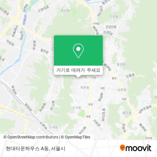 현대타운하우스 A동 지도