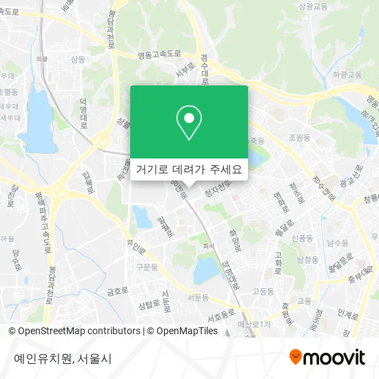 예인유치원 지도