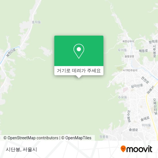 시단봉 지도