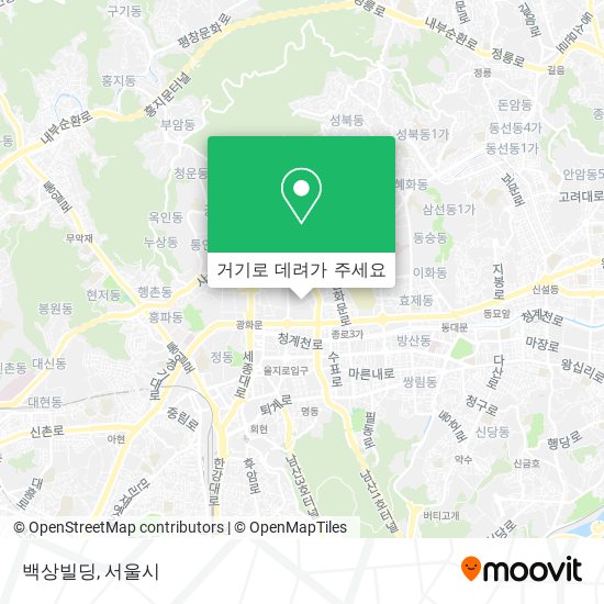 백상빌딩 지도