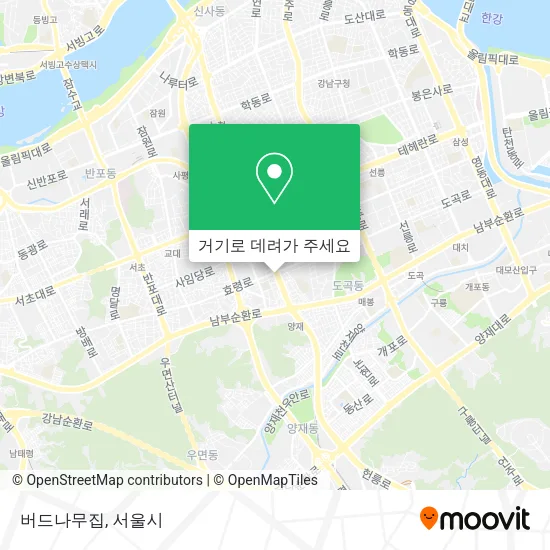 버드나무집 지도