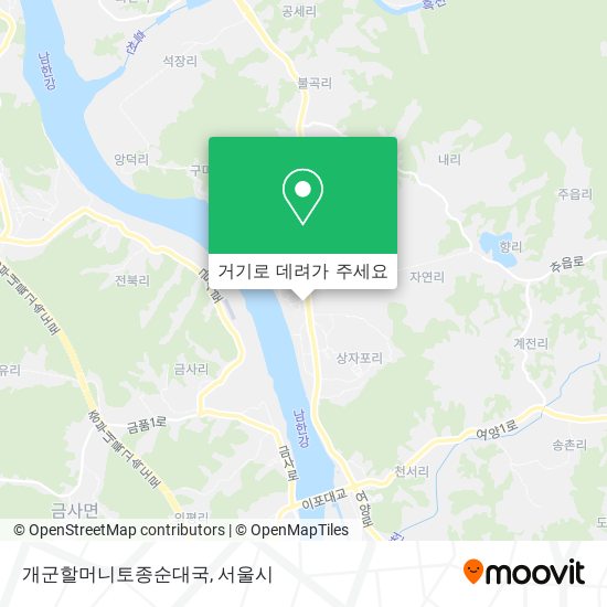 개군할머니토종순대국 지도