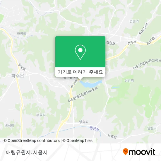 애령유원지 지도