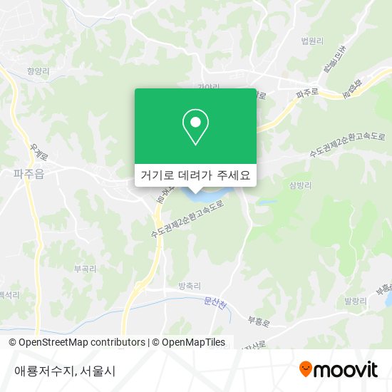 애룡저수지 지도