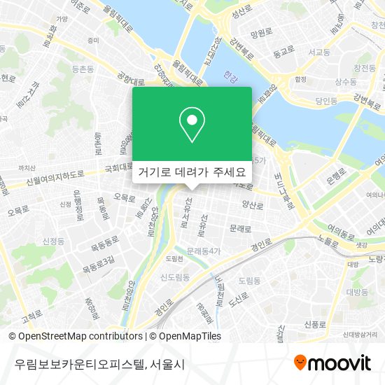 우림보보카운티오피스텔 지도