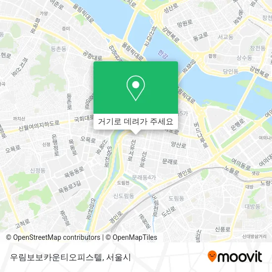 우림보보카운티오피스텔 지도