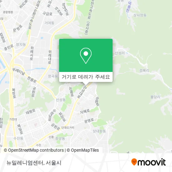 뉴밀레니엄센터 지도