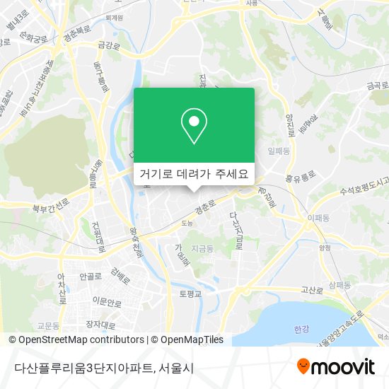 다산플루리움3단지아파트 지도