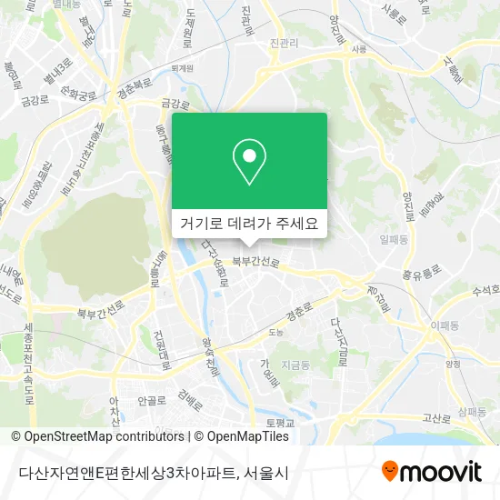 다산자연앤E편한세상3차아파트 지도