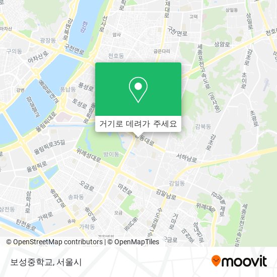 보성중학교 지도