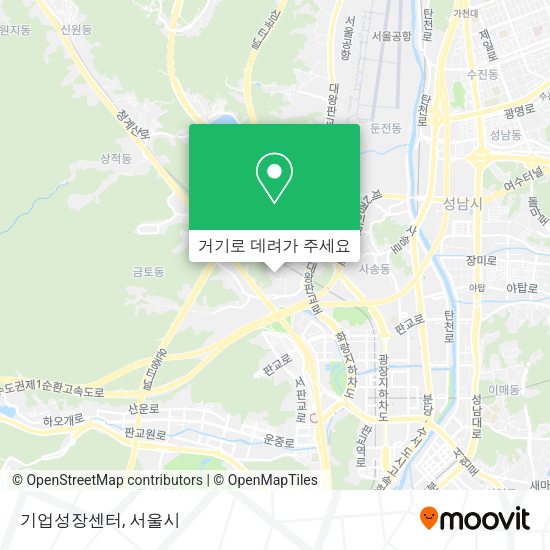 기업성장센터 지도
