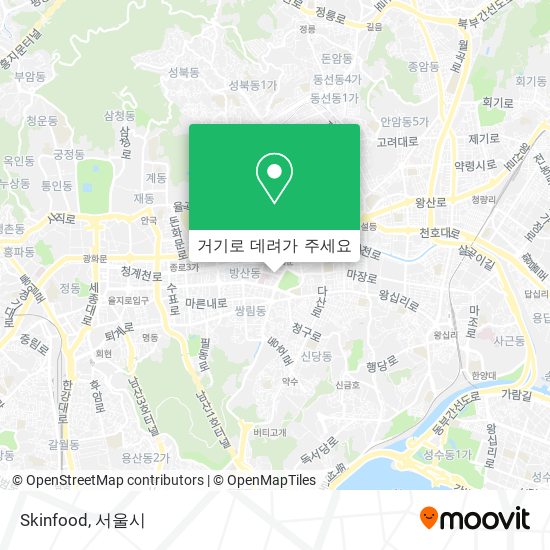 Skinfood 지도