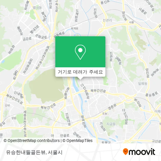 유승한내들골든뷰 지도