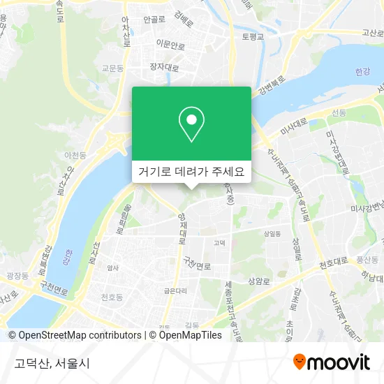 고덕산 지도
