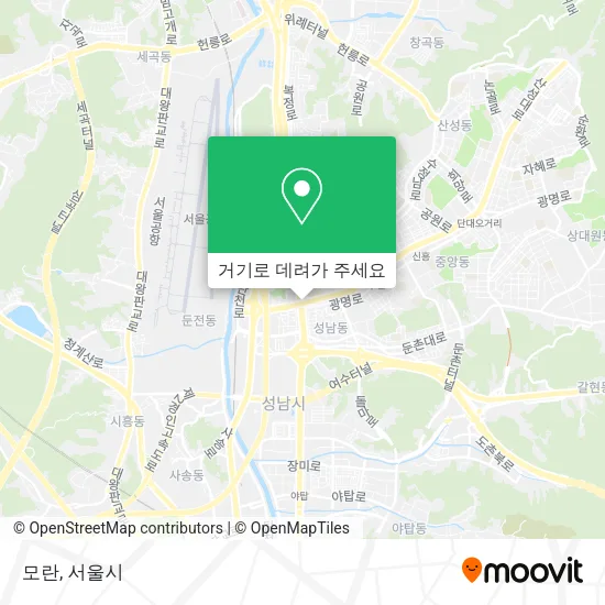 모란 지도