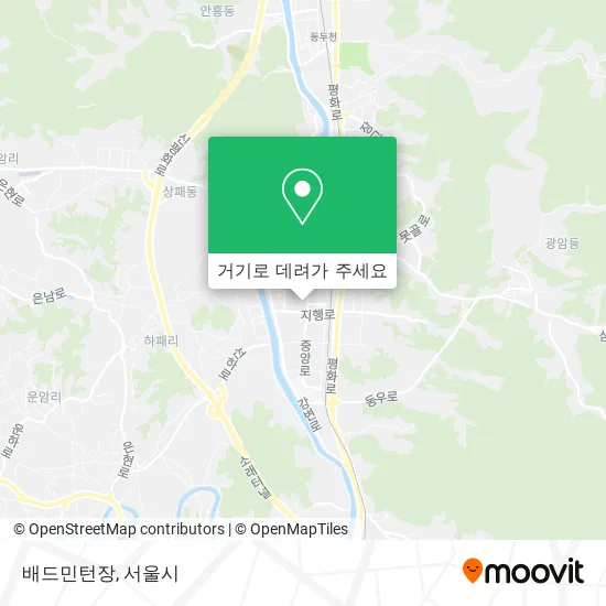 배드민턴장 지도