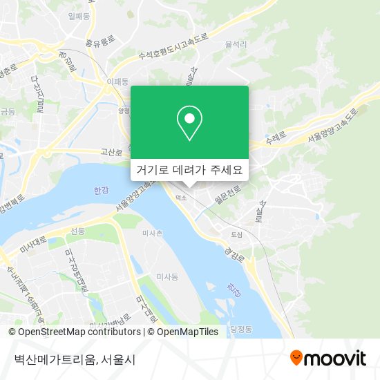 벽산메가트리움 지도